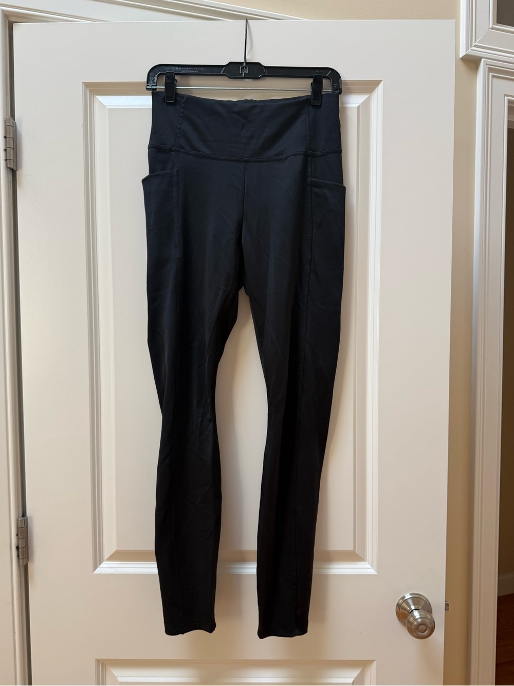 Rachel Zoe Black High Rise Pocket Leggings XS Athleisure Yoga Pants